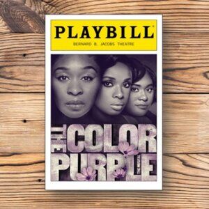 The Color Purple Playbill Broadway Musical Refrigerator Fridge Locker‎ Magnet